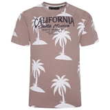 KAM California Palm Print T-Shirt