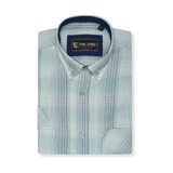 KAM Short Sleeve Check Shirt