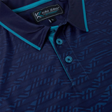 KAM Printed Sports Polo Shirt