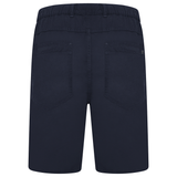 KAM Stretch Cotton/Linen Blend Shorts