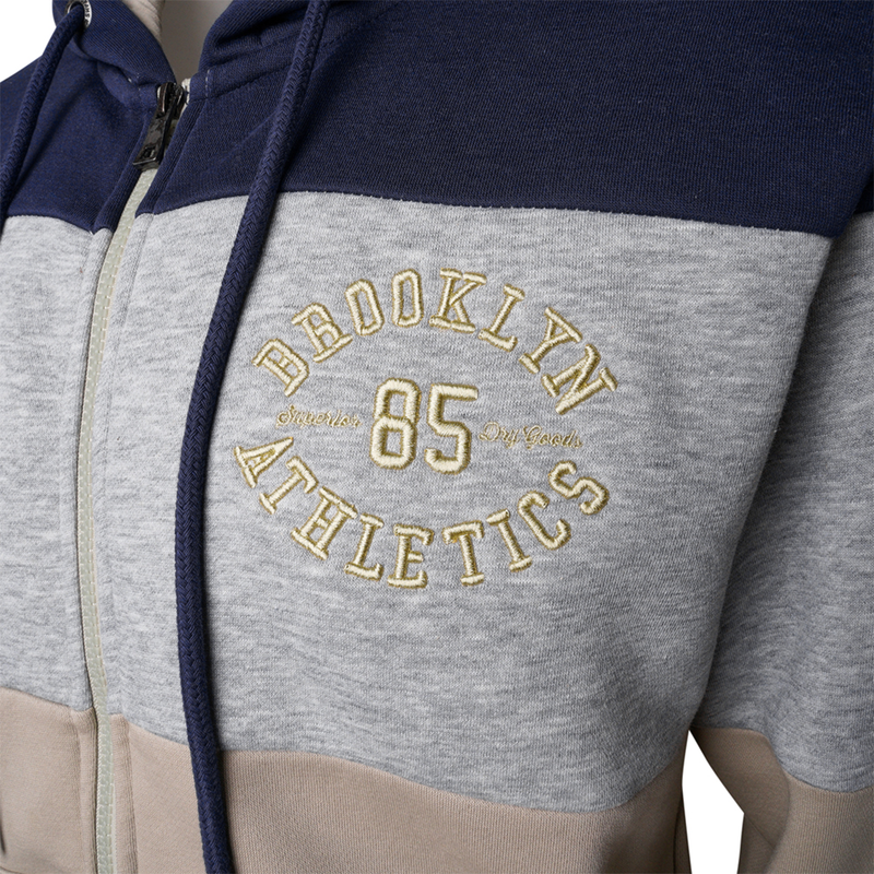 KAM Cut & Saw Brooklyn Zip Thru Hoody