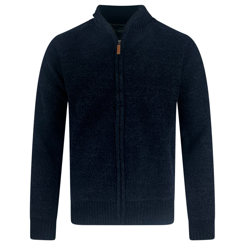 Charles Norton Full Zip Fleece Lined Sweater