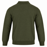 Charles Norton Harrison 3-Button Polo Sweater