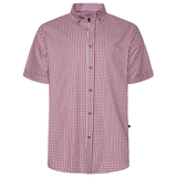KAM Short Sleeve Gingham Check Shirt