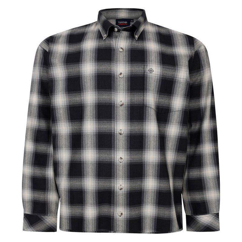 Espionage Long Sleeve Brush Check Shirt