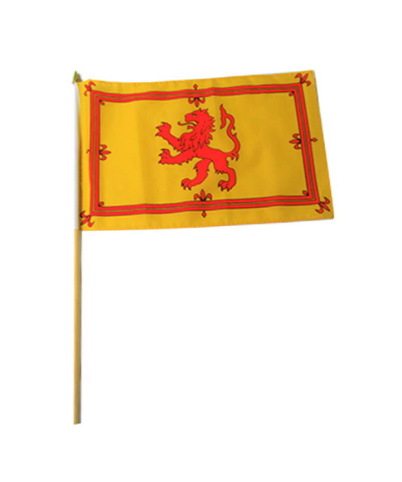 Scotland Rampant Large Hand Flag