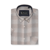 KAM Short Sleeve Check Shirt