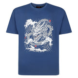 Espionage Dragon Print T Shirt