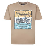 Espionage Mototrcycle Print T Shirt