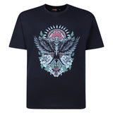 Espionage Tiger Swallow Print T-Shirt