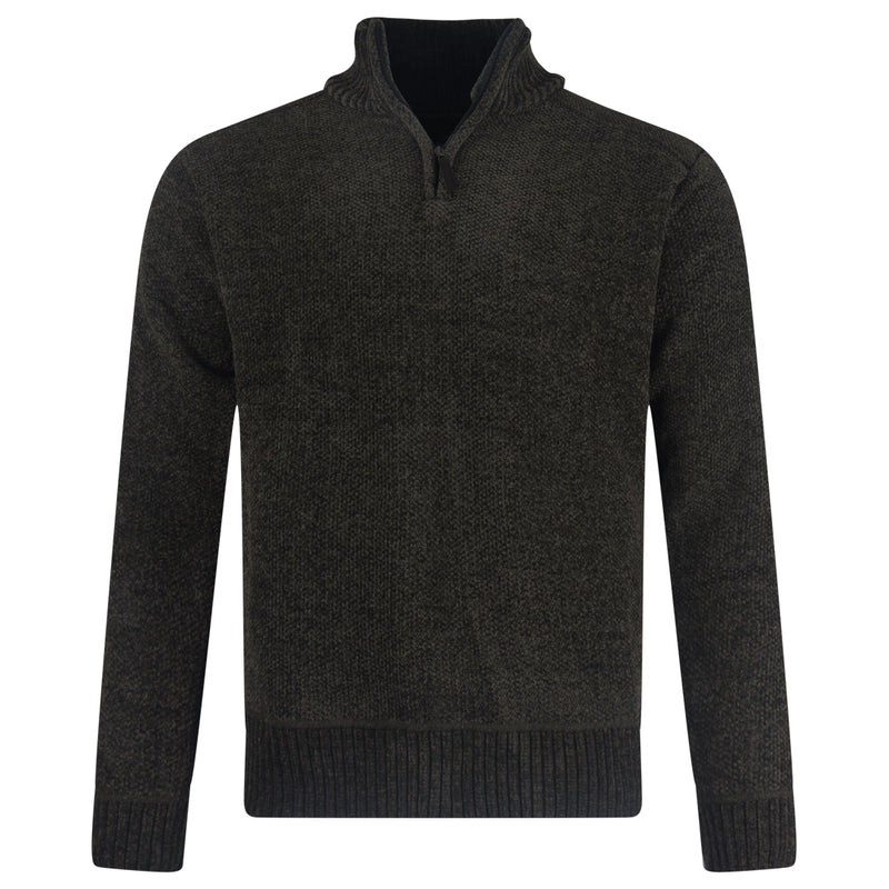 Charles Norton 1/4 Zip Fleece Lined Sweater