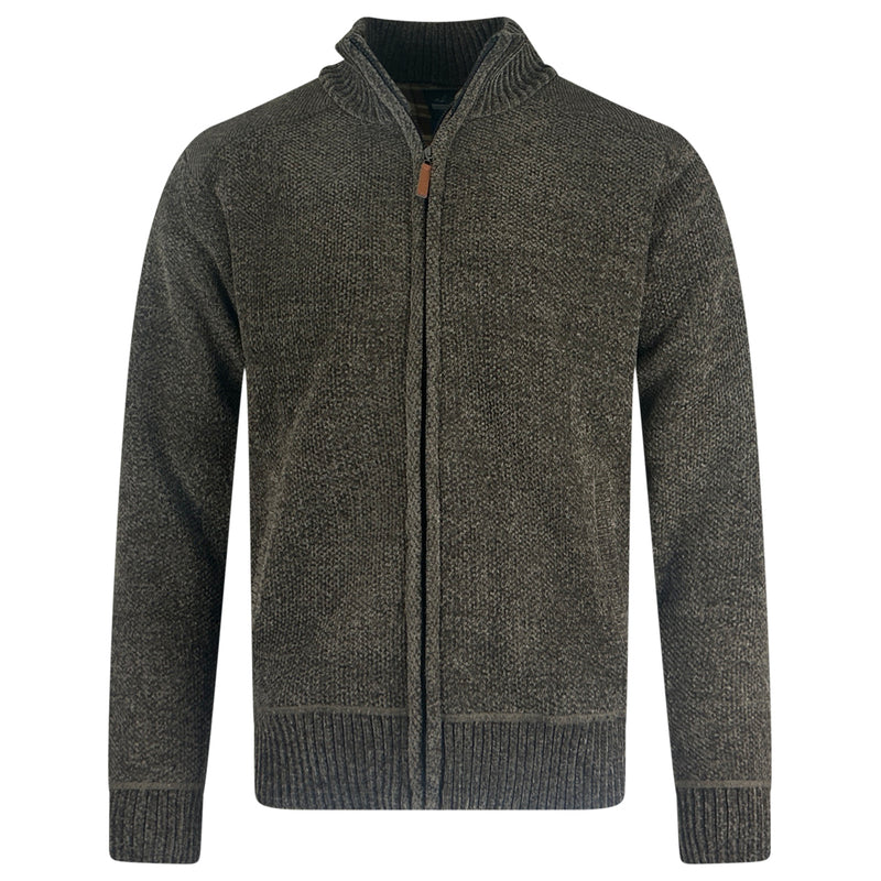 Charles Norton Full Zip Fleece Lined Sweater