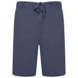 KAM Stretch Cotton/Linen Blend Shorts