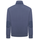 KAM Zip Thru Jaquard Sweat Top
