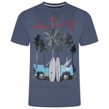 KAM Surf Truck Print T-Shirt