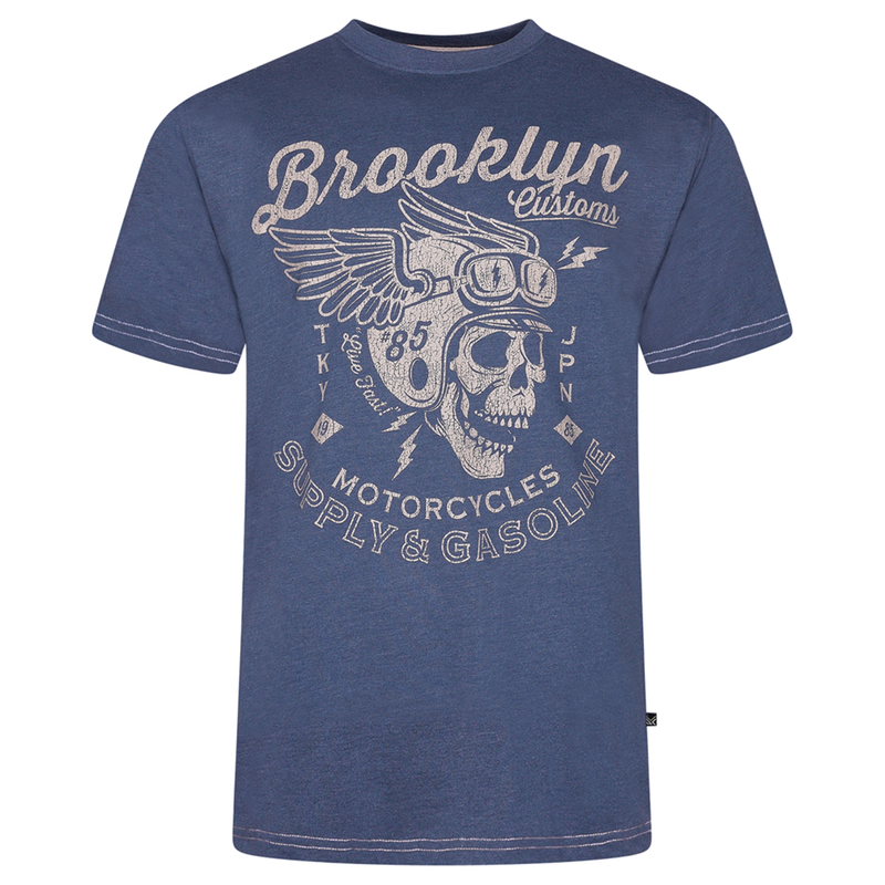 KAM Brooklyn themed Print T shirt