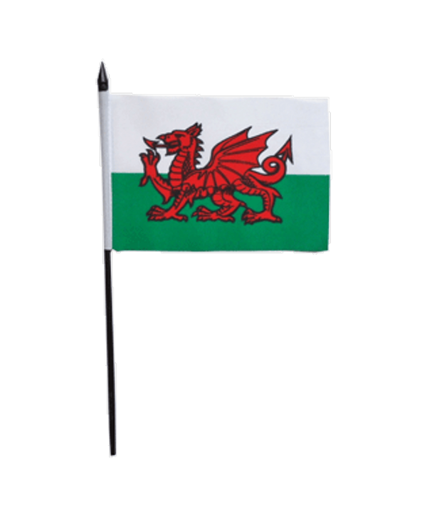Wales Small Table Flag