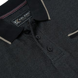 KAM Dobby Pique Tipped Polo Shirt