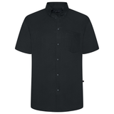 KAM Short Sleeve Button Down Textured Shirt