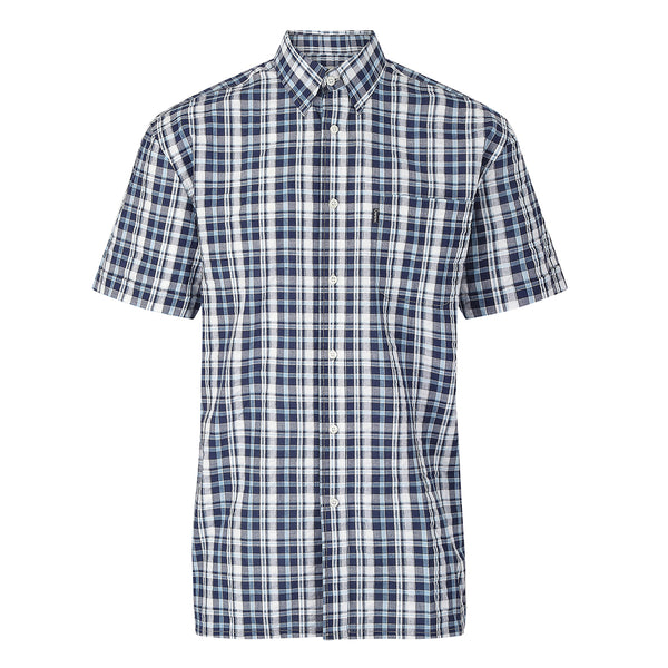 Champion Short Sleeved Seersucker Check Shirt