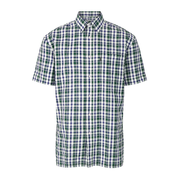 Champion Short Sleeved Seersucker Check Shirt