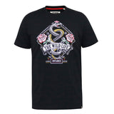 D555 Snake & Roses Print T-shirt