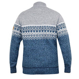 D555 Fair Isle Knit 1/4 Zip Jumper