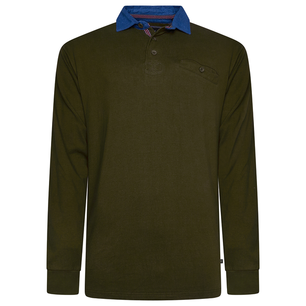 KAM Plain Rugby Polo Shirt