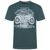 KAM LA Raceway Printed Graphic Marl T-Shirt