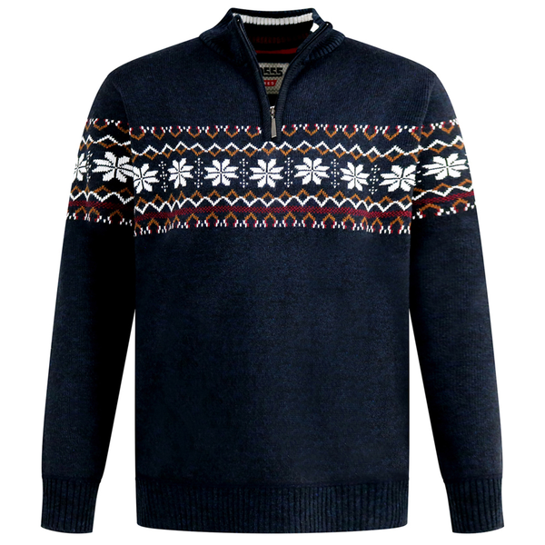 D555 1/4 Zip Knit Sweatshirt
