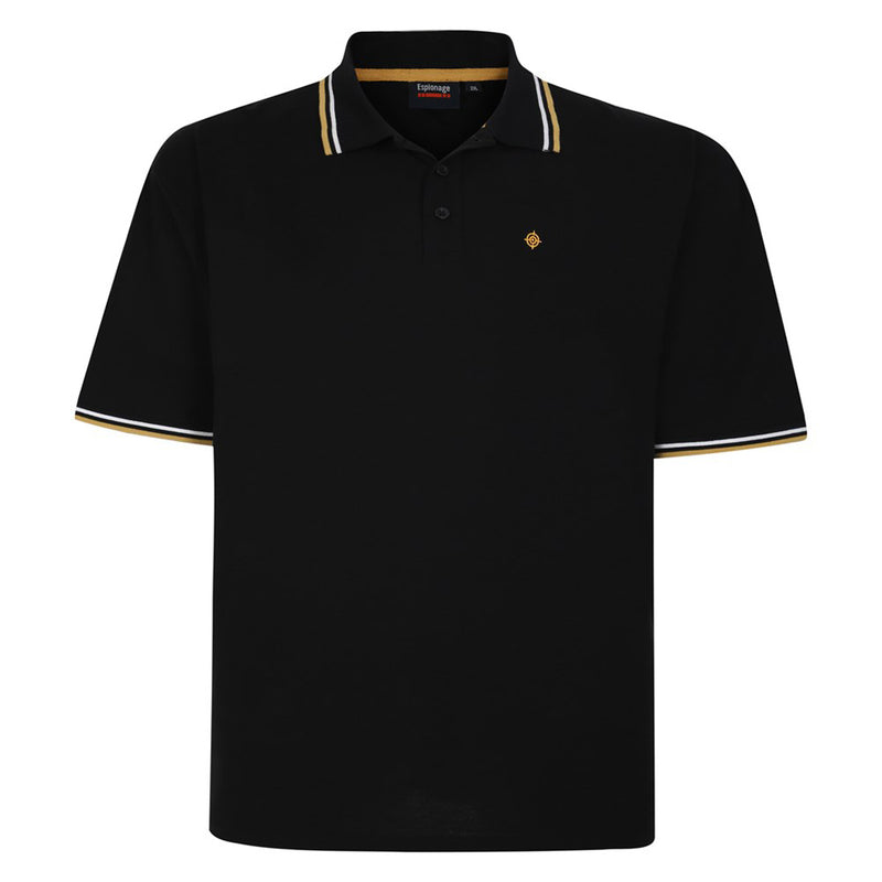 Espionage Tipped Pique Polo