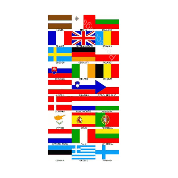 5X3 FT Euro 27 Country Flag