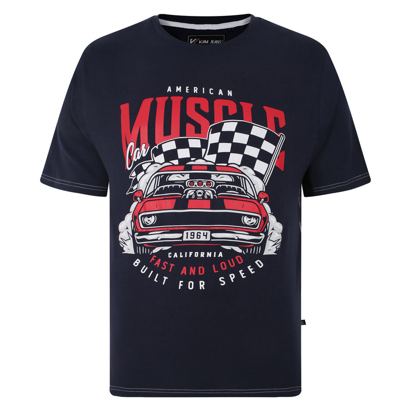 KAM American Muscle Print T-shirt
