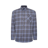 KAM Long Sleeve Flannel Check Shirt