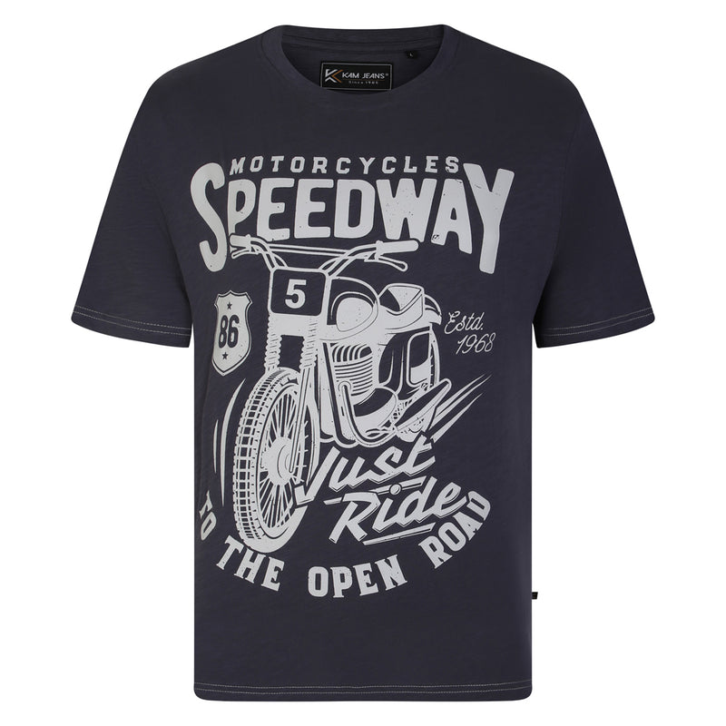 KAM Speedway Print T-Shirt