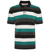 KAM Yarn Dye Stripe Polo Shirt