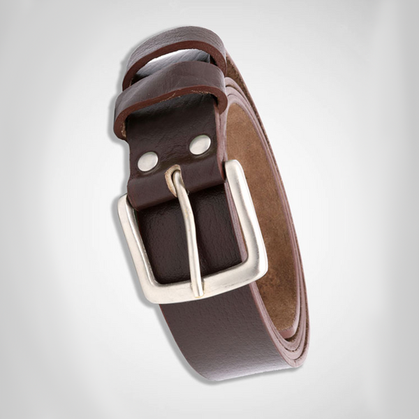 D555 Brown Real Leather Belt