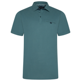 KAM Men's Plain Stretch Polo Shirt