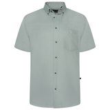 KAM Short Sleeve Button Down Textured Shirt