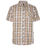 KAM Short Sleeve Casual Check Shirt