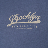 KAM Brooklyn Baseball Style Print T-Shirt