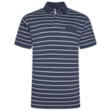 KAM Men's Stripe Pattern Polo Shirt