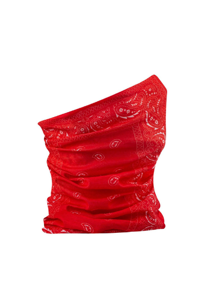 Red Paisley Breathable Plain Snood