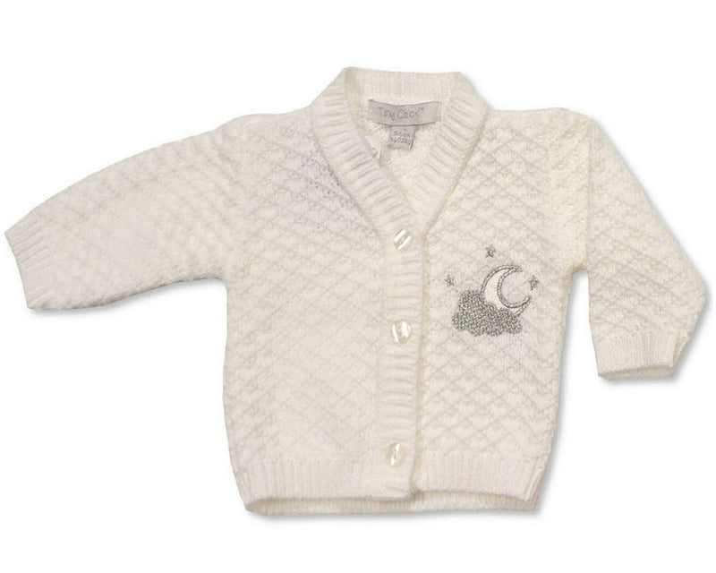 Premature Baby Knitted Moon Cardigan