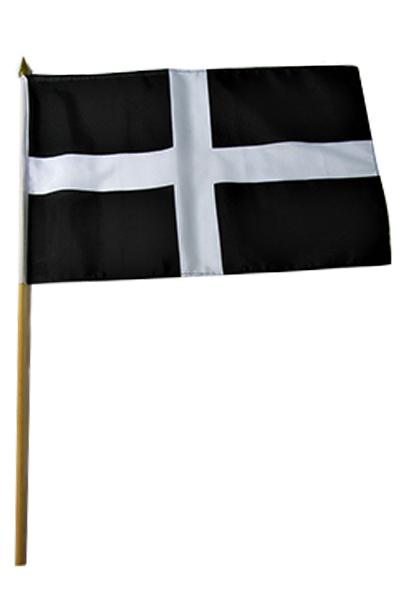 Cornwall Large Hand Flag
