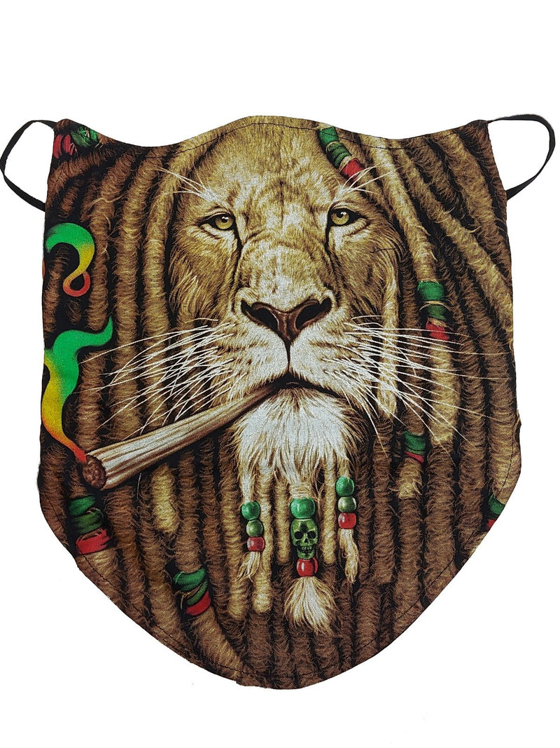 Bob Marley Lion Breathable Neck Buff Face Mask