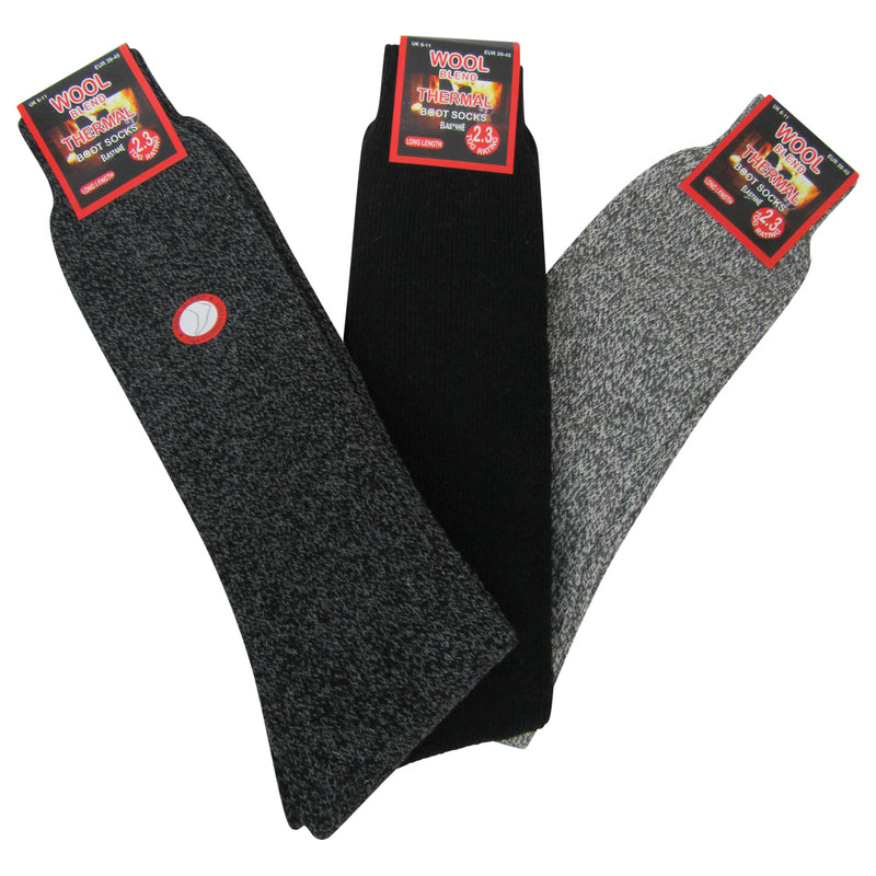 Thermal Long Length Socks (3 Pack)