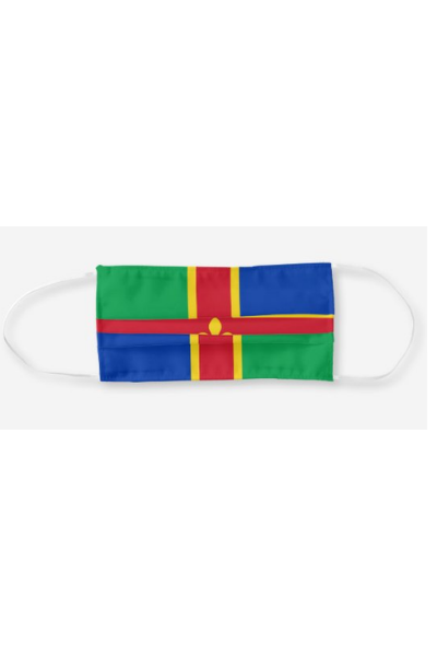 Lincolnshire County Flag Polyester Breathable Face Mask