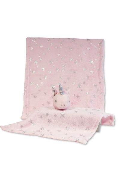 Baby Blanket with Unicorn Comforter