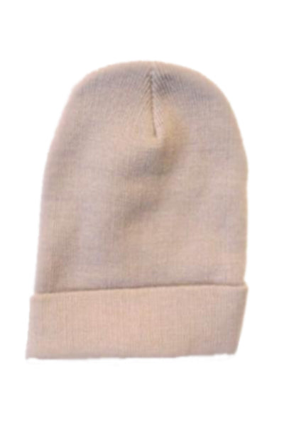 Plain Turn Up Knitted Beanies